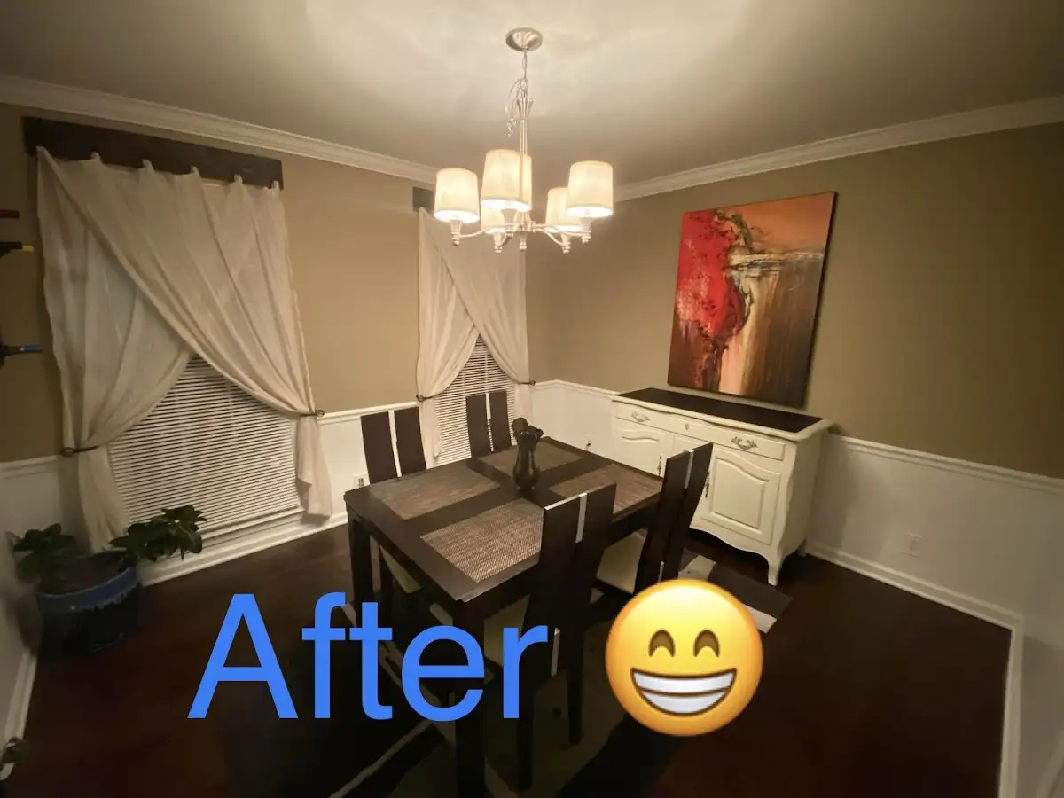 Professional dining room restoration after water damage in New Kingman-Butler